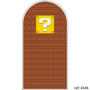 Super Mário - Capa de Painel Romano Veste Fácil 100x200
