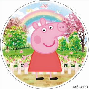 Peppa Pig - Capa de Painel Redondo