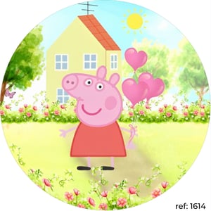 Peppa Pig - Capa de Painel Redondo