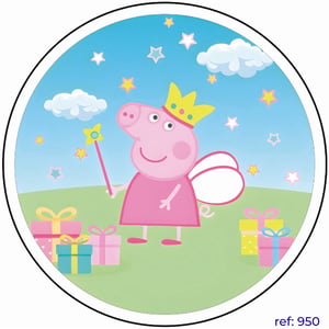 Peppa Pig - Capa de Painel Redondo