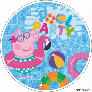 Peppa Pig - Capa de Painel Redondo