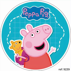 Peppa Pig - Capa de Painel Redondo