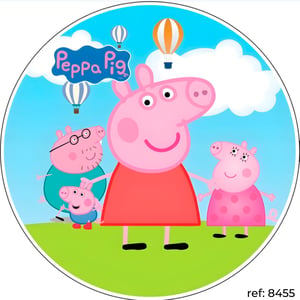 Peppa Pig - Capa de Painel Redondo