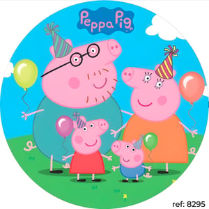 Peppa Pig - Capa de Painel Redondo