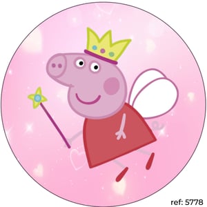 Peppa Pig - Capa de Painel Redondo