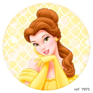 Princesas - Capa de Painel Redondo