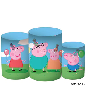 Peppa Pig - Trio de Capas de Cilindros