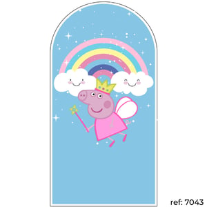 Peppa Pig - Capa de Painel Romano Veste Fácil 100x200