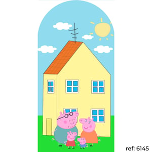 Peppa Pig - Capa de Painel Romano Veste Fácil 100x200