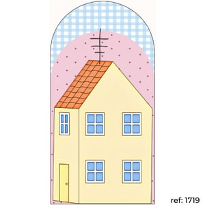 Peppa Pig - Capa de Painel Romano Veste Fácil 100x200