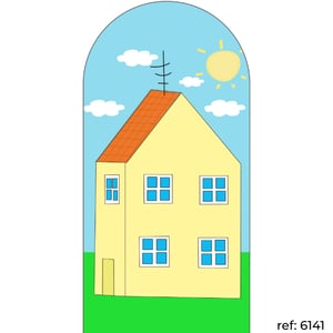 Peppa Pig - Capa de Painel Romano Veste Fácil 100x200