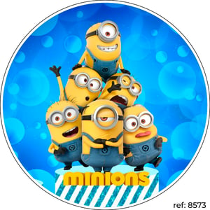 Meu Malvado Favorito/Minions - Capa de Painel Redondo