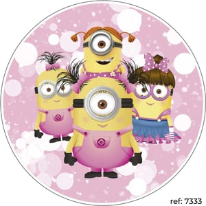 Meu Malvado Favorito/Minions - Capa de Painel Redondo