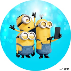 Meu Malvado Favorito/Minions - Capa de Painel Redondo