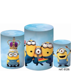 Meu Malvado Favorito/Minions - Trio de Capas de Cilindros