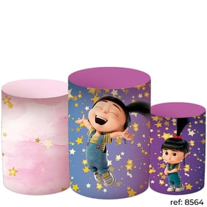 Meu Malvado Favorito/Minions - Trio de Capas de Cilindros