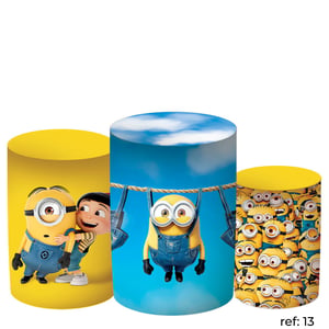 Meu Malvado Favorito/Minions - Trio de Capas de Cilindros