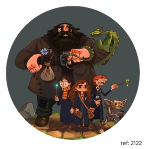 Harry Potter - Capa de Painel Redondo