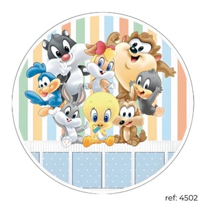 Looney Tunes - Capa de Painel Redondo