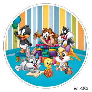 Looney Tunes - Capa de Painel Redondo
