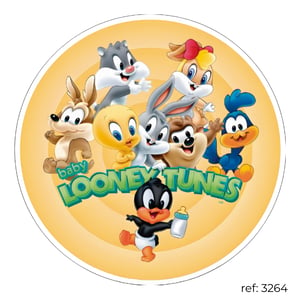 Looney Tunes - Capa de Painel Redondo
