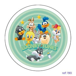 Looney Tunes - Capa de Painel Redondo
