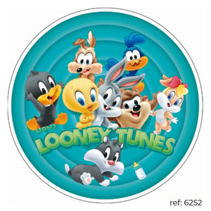 Looney Tunes - Capa de Painel Redondo