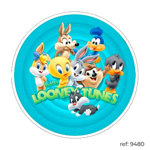 Looney Tunes - Capa de Painel Redondo