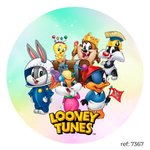 Looney Tunes - Capa de Painel Redondo