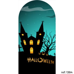 Halloween - Capa de Painel Romano Veste Fácil 100x200
