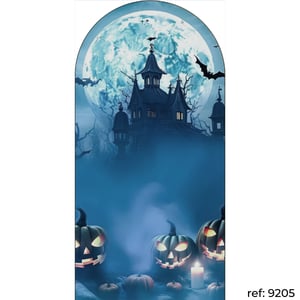 Halloween - Capa de Painel Romano Veste Fácil 100x200