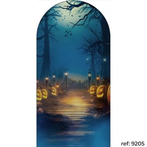 Halloween - Capa de Painel Romano Veste Fácil 100x200