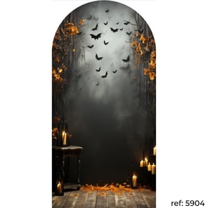 Halloween - Capa de Painel Romano Veste Fácil 100x200