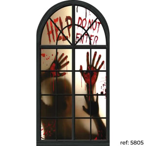 Halloween - Capa de Painel Romano Veste Fácil 100x200