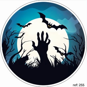Halloween - Capa de Painel Redondo