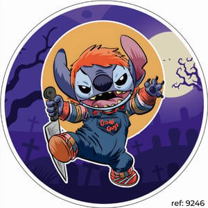 Halloween - Capa de Painel Redondo