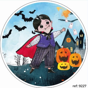 Halloween - Capa de Painel Redondo