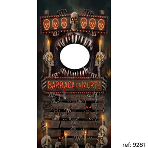 Halloween - Capa de Painel Lateral Vazado Veste Fácil 100x200