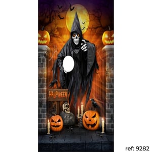 Halloween - Capa de Painel Lateral Vazado Veste Fácil 100x200