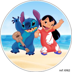 Lilo & Stitch - Capa de Painel Redondo