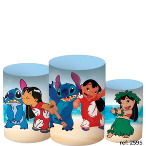 Lilo & Stitch - Trio de Capas de Cilindros