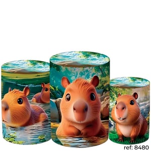 Capivara - Trio de Capas de Cilindros