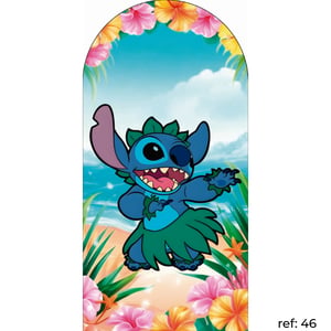 Lilo & Stitch - Capa de Painel Romano Veste Fácil 100x200