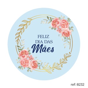 Dia das Mães - Capa de Painel Redondo