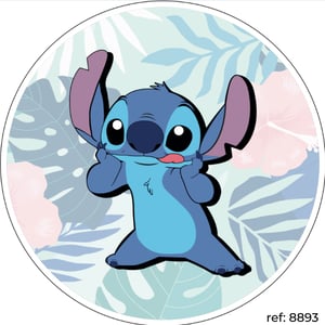 Stitch - Capa de Painel Redondo