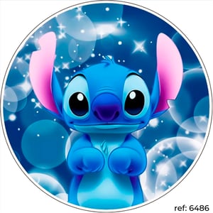 Stitch - Capa de Painel Redondo