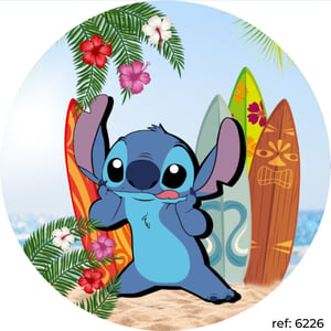 Stitch - Capa de Painel Redondo