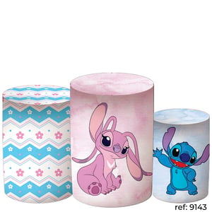 Stitch & Angel - Trio de Capas de Cilindros