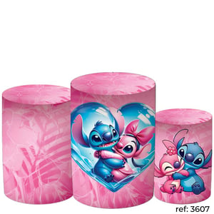 Stitch & Angel - Trio de Capas de Cilindros