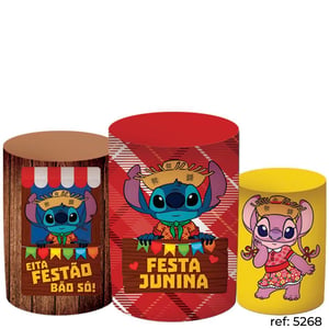 Stitch & Angel - Trio de Capas de Cilindros